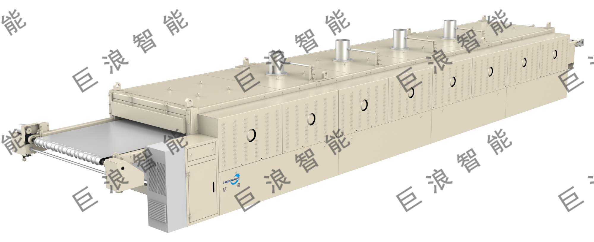 固定式熱風循環隧道烘箱